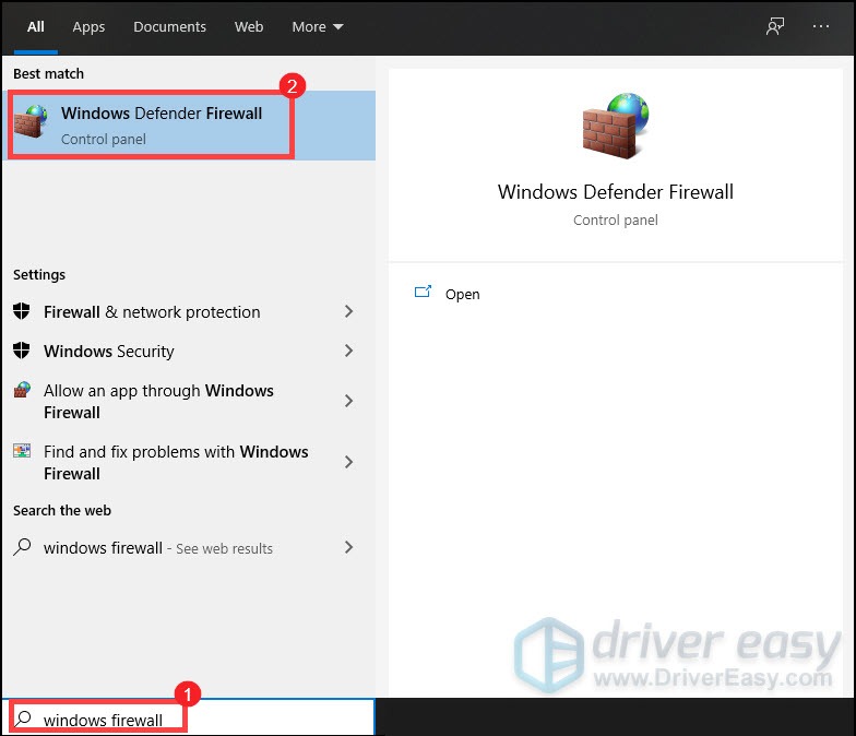 Windows Defender Firewall